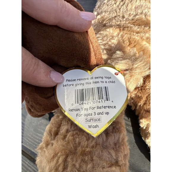 TY Classic Plush Moose MORTIMER Laying 15"L Brown Floppy Toy Vintage 1995 P12 - Picture 5 of 8